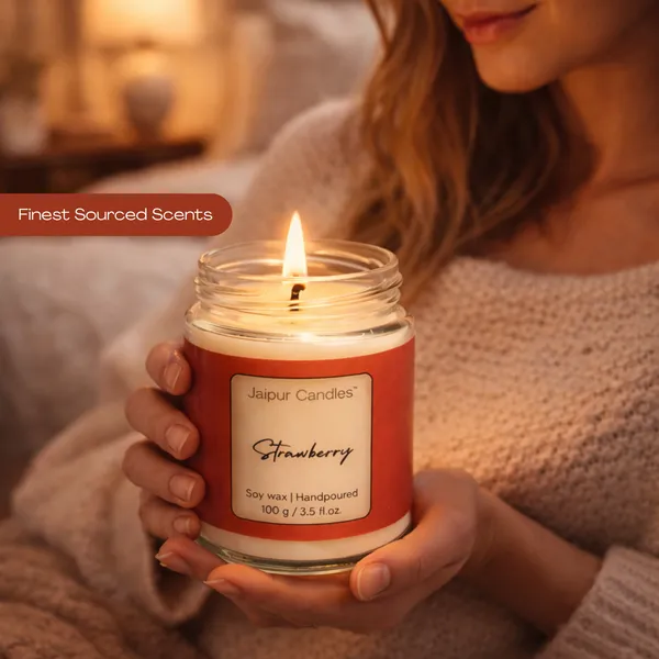 Strawberry_Scented_Soy_Wax_Jar_Candle