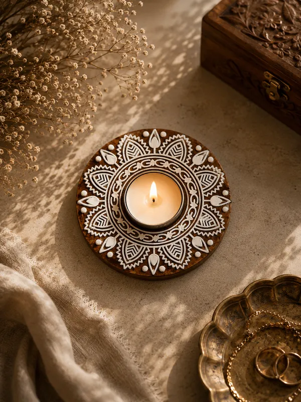 Jaipur_Candles_Wooden_Tealight_Candle_Holder_with_10_Unscented_Tealight_Candles