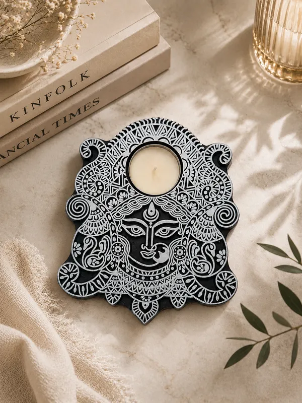 Jaipur_Candles_Wooden_Tealight_Candle_Holder_with_10_Unscented_Tealight_Candles