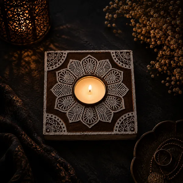 Jaipur_Candles_Wooden_Tealight_Candle_Holder_with_10_Unscented_Tealight_Candles