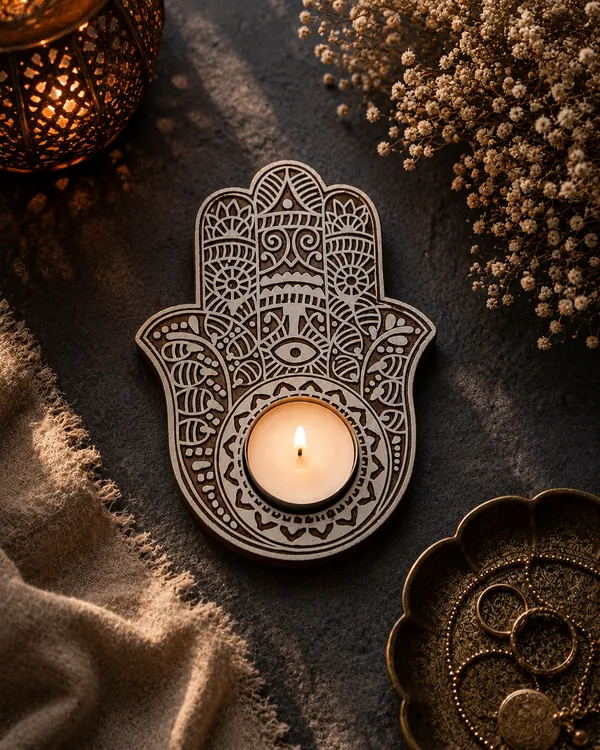 Jaipur_Candles_Wooden_Tealight_Candle_Holder_with_10_Unscented_Tealight_Candles