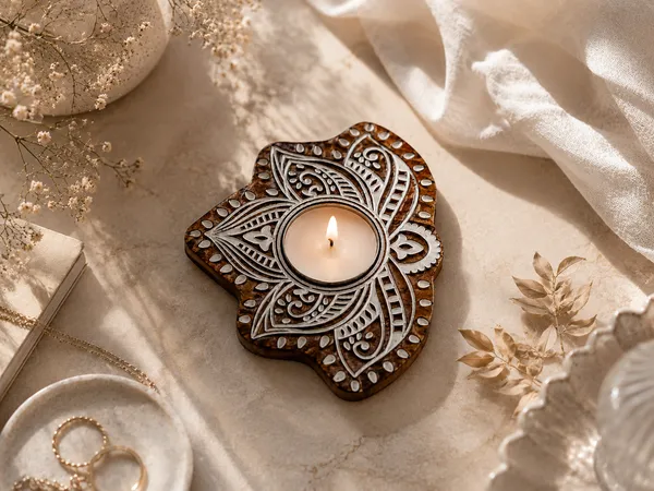 Jaipur_Candles_Wooden_Tealight_Candle_Holder_with_10_Unscented_Tealight_Candles
