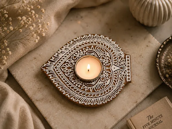 Jaipur_Candles_Wooden_Tealight_Candle_Holder_with_10_Unscented_Tealight_Candles