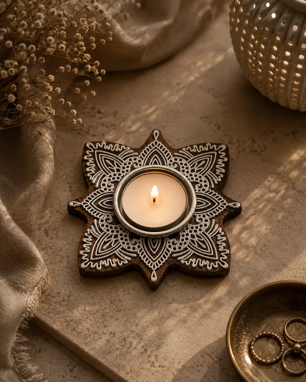 Jaipur_Candles_Wooden_Tealight_Candle_Holder_with_10_Unscented_Tealight_Candles