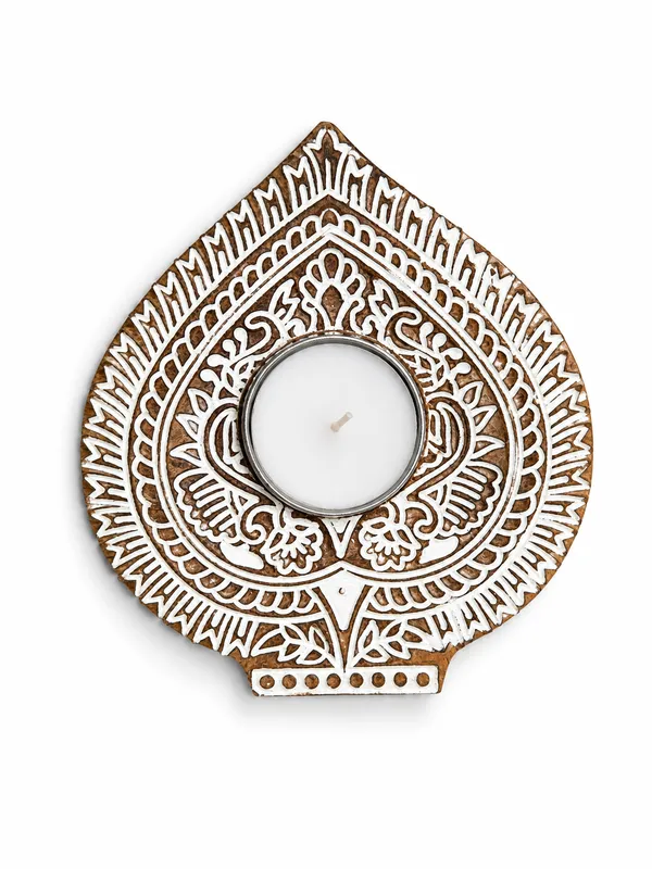 Jaipur_Candles_Wooden_Tealight_Candle_Holder_with_10_Unscented_Tealight_Candles
