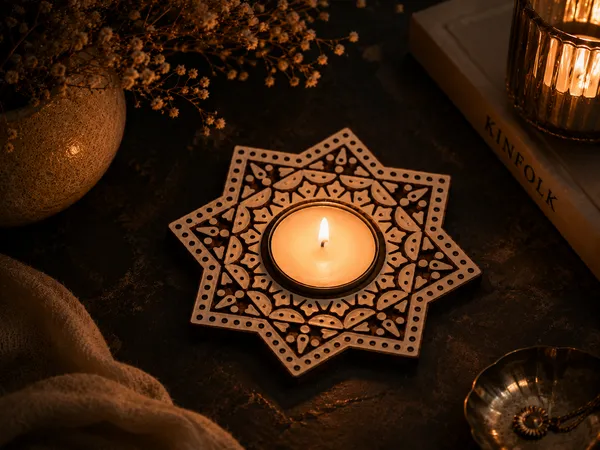 Jaipur_Candles_Wooden_Tealight_Candle_Holder_with_10_Unscented_Tealight_Candles