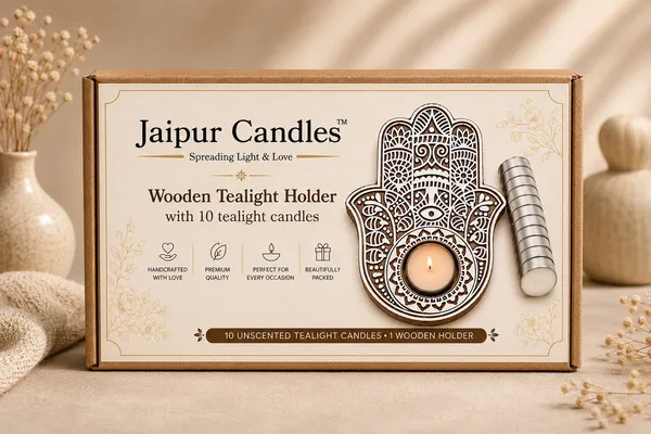 Jaipur_Candles_Wooden_Tealight_Candle_Holder_with_10_Unscented_Tealight_Candles