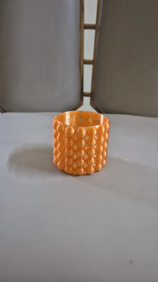 Orange_Textured__Candle_Holder_-_Decorative_Tea_Light_Holder