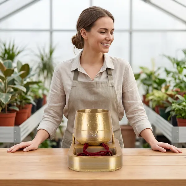 Decorative_Golden_Pot_Planter_With_Smiley_Face_Design