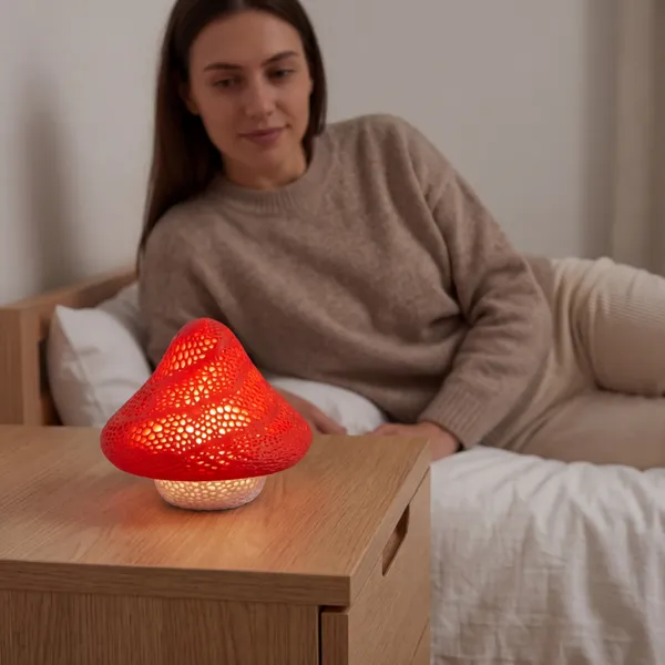 3D_Decorative_Perforated_Mushroom_Table_Lamp_-_Red_&_White