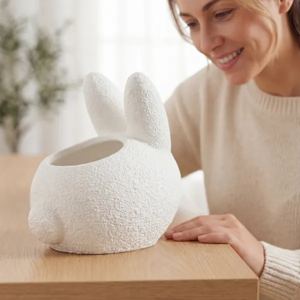 3D_White_Pla_Bunny_Figurine_-_Decorative_Home_Accent