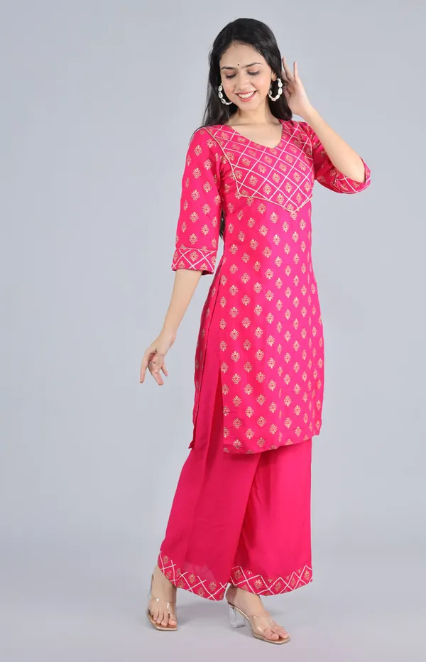 Women_Pink_Printed_Kurta_with_Palazzo_Set