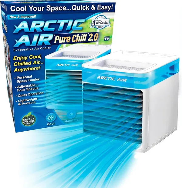 Arctic_Air_Pure_Chill_2.0_Evaporative_Air_Cooler_-_Personal_Space_Cooler_with_Adjustable_Speed,_Quiet_Operation,_Lightweight_&_Portable
