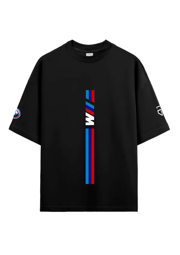 Black_Cotton_Oversized_T-Shirt_With_Bmw_M_Graphic_Print
