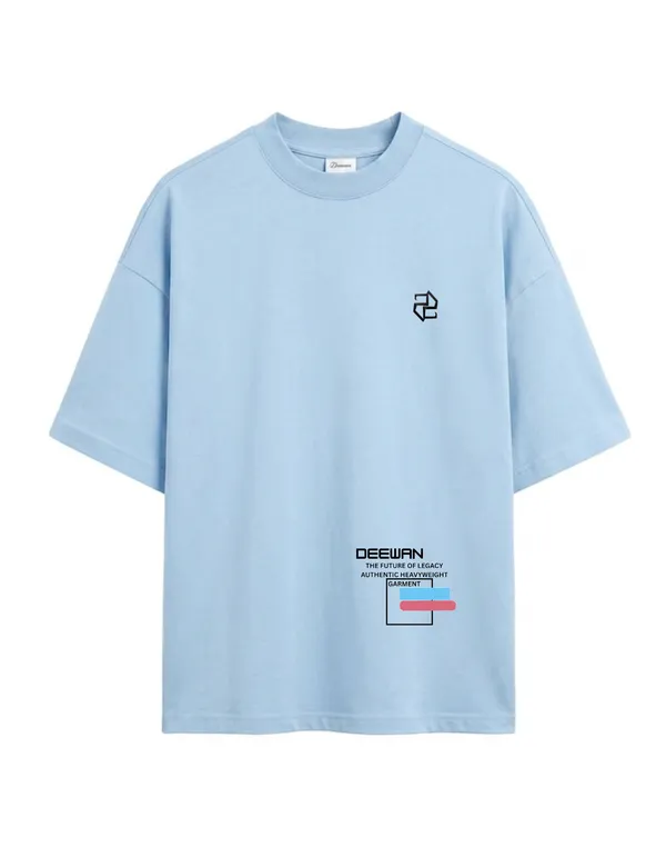 Light_Blue_Graphic_Print_Oversized_T-Shirt_For_Men