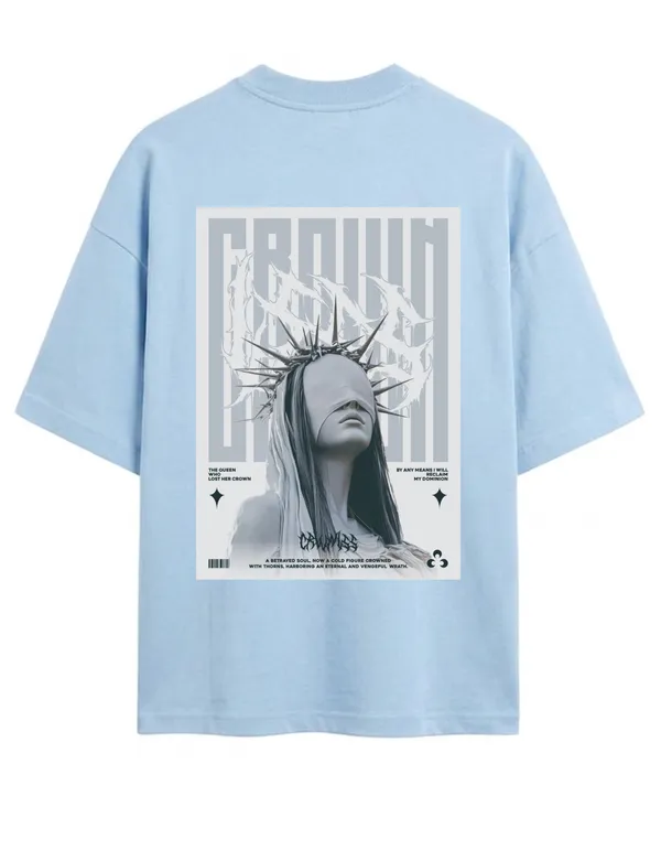 Light_Blue_Graphic_Print_Oversized_T-Shirt_For_Men