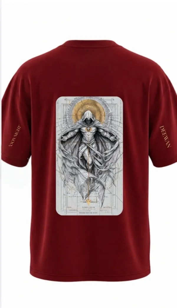 Maroon_Cotton_Moon_Knight_Graphic_Print_Oversized_T-Shirt_For_Men
