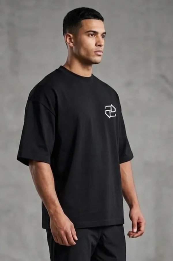 Black_Oversized_Graphic_Print_King_T-Shirt_For_Men