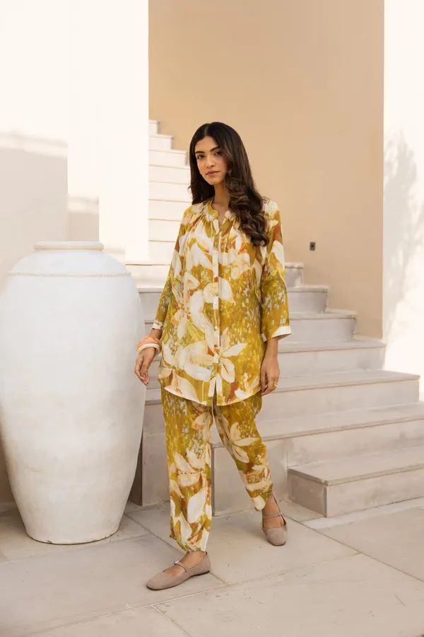 Mustard_Yellow_Cotton_Blend_cordset_Set_For_Women