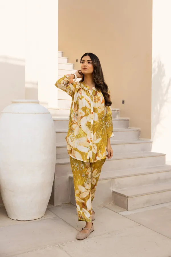 Mustard_Yellow_Cotton_Blend_cordset_Set_For_Women