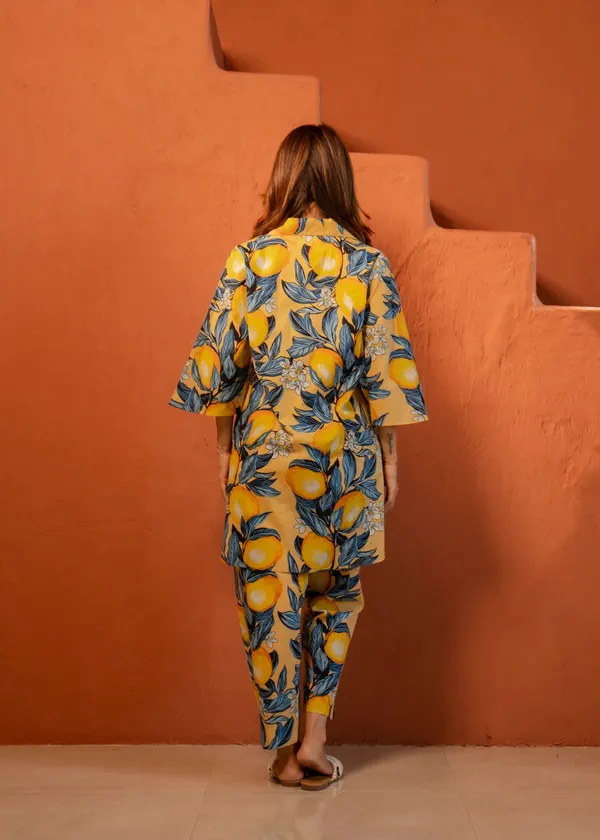 Cyprus_Yellow_lemon_&_Floral_Print_Cotton_Blend_Co-ord_Set_For_Women
