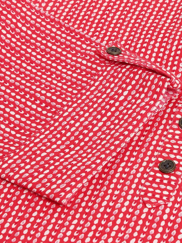 Red_Printed_Cotton_Casual_Top_For_Women