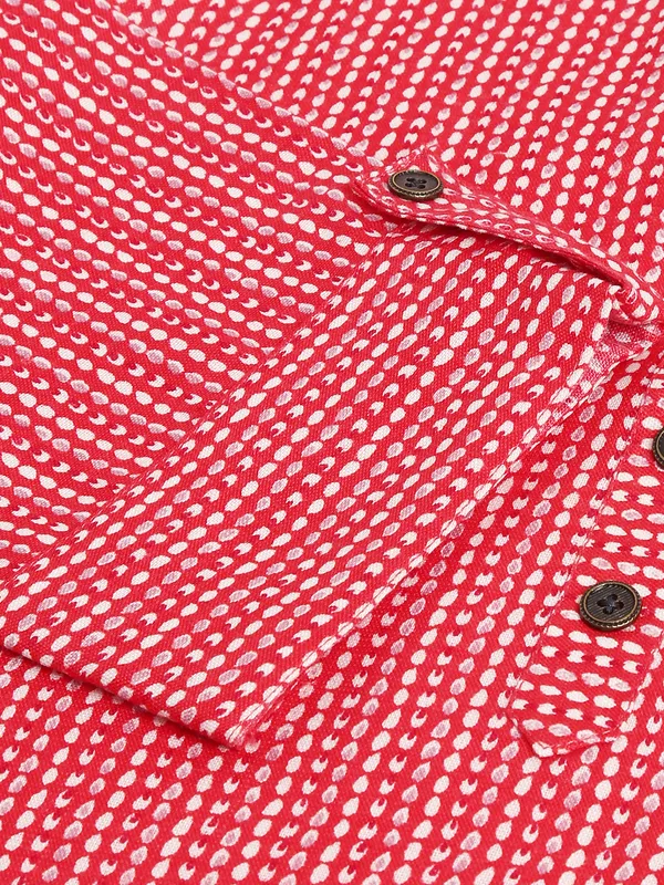 Red_Printed_Cotton_Casual_Top_For_Women
