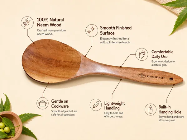 Neemsar_Neem_Wood_Cooking_Spoon_(Solid_Oval)_|_100%_Natural_Neem_Wood_|_Antibacterial_|_Non-Stick_Safe_|_Heat_Resistant_Kitchen_Spoon