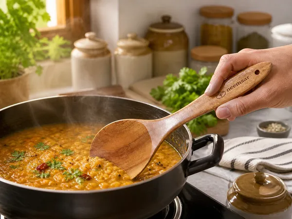 Neemsar_Neem_Wood_Cooking_Spoon_(Solid_Oval)_|_100%_Natural_Neem_Wood_|_Antibacterial_|_Non-Stick_Safe_|_Heat_Resistant_Kitchen_Spoon