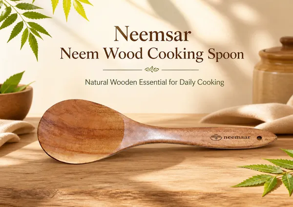 Neemsar_Neem_Wood_Cooking_Spoon_(Solid_Oval)_|_100%_Natural_Neem_Wood_|_Antibacterial_|_Non-Stick_Safe_|_Heat_Resistant_Kitchen_Spoon