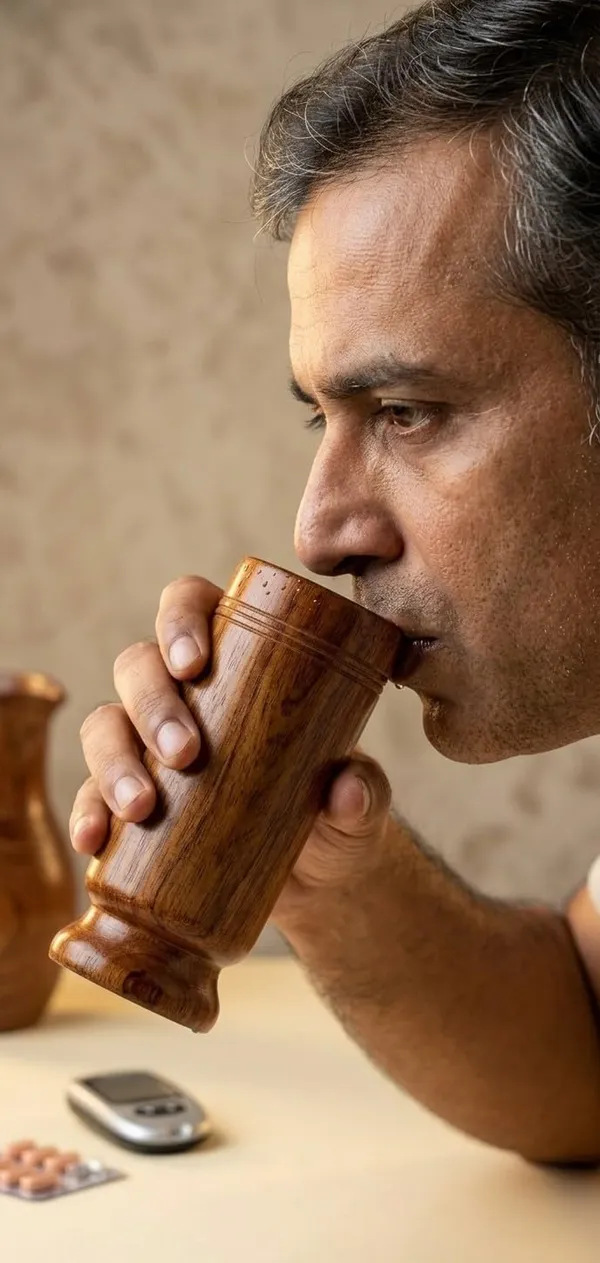 Vijaysar_Wooden_Glass_Tumbler_100ml_|_Natural_Drinking_Cup_for_Wellness_|_Handcrafted_Water_Glass_|_Eco-Friendly_Traditional_Wood_Cup_for_Daily_Use
