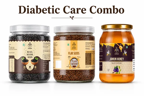 Neemsar_Diabetic_Care_Combo_|_Black_Sesame_Seeds,_Flax_Seeds_&_Raw_Jamun_Honey_|_Natural_Wellness_Combo_for_Healthy_Lifestyle_|_Fiber-Rich_Seeds_&_Raw_Unrefined_Honey