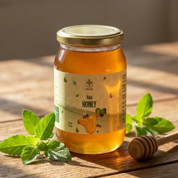 Tulsi_Honey_250g_|_100%_Pure_&_Natural_Honey_Infused_with_Tulsi_|_Immunity_Booster_|_No_Added_Sugar_|_Raw_&_Unprocessed_Honey
