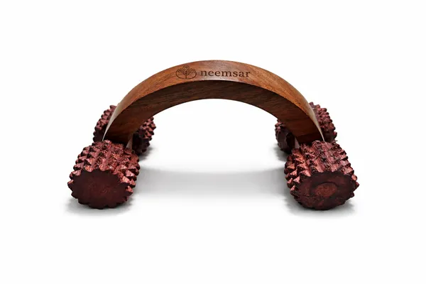 Neemsar_Wooden_Body_Massage_Roller_|_Curved_4_Wheel_Acupressure_Massager_|_Deep_Tissue_Handheld_Tool_for_Back,_Legs_&_Muscle_Pain_Relief