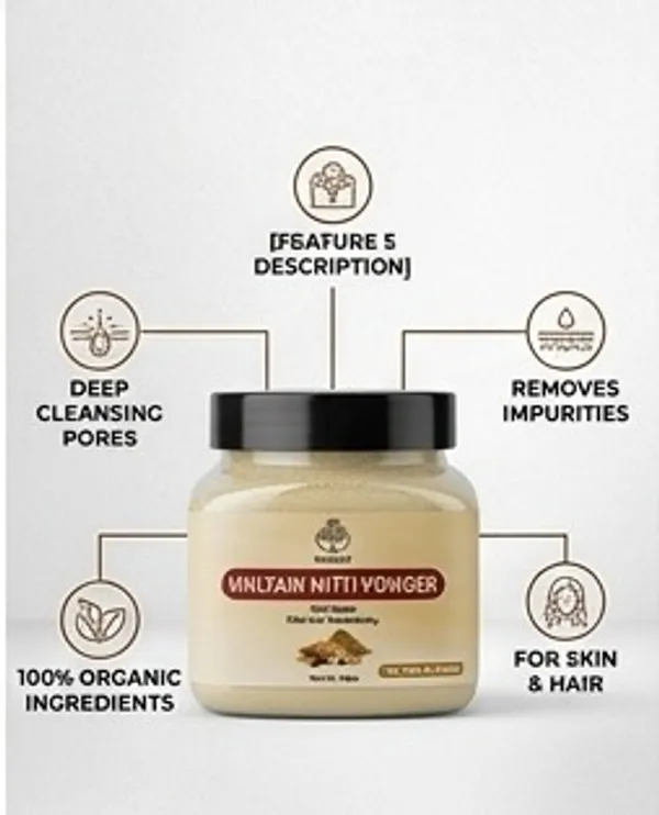 Neemsar_100%_Organic_Multani_Mitti_Powder_(Fuller's_Earth/Bentonite_Clay)_for_Face_&_Hair_Care_|_Deep_Cleansing_Face_Pack_|_Oil_Control_&_Natural_Glow_|_Pack_of_2_x_100g_(Total_200g)
