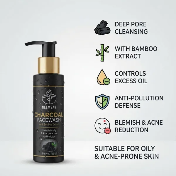 Neemsar_Charcoal_Face_Wash_with_Bamboo_Extract_–_Deep_Cleansing_Face_Wash_for_Oily_&_Acne-Prone_Skin_|_Anti-Pollution_Formula_|_100_ml