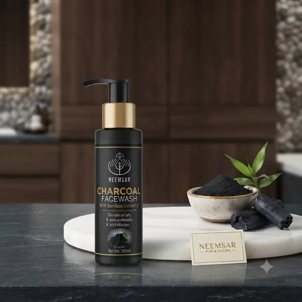 Neemsar_Charcoal_Face_Wash_with_Bamboo_Extract_–_Deep_Cleansing_Face_Wash_for_Oily_&_Acne-Prone_Skin_|_Anti-Pollution_Formula_|_100_ml