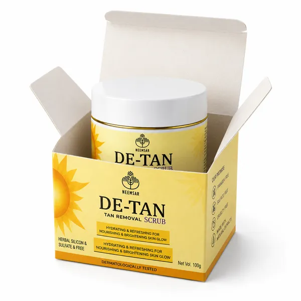 Neemsar_De-Tan_Scrub_–_Tan_Removal_&_Brightening_Scrub_for_Hydrated,_Refreshed_&_Smooth-Looking_Skin_|_Herbal,_Silicone_&_Sulfate_Free_|_Dermatologically_Tested