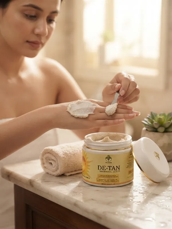 Neemsar_De-Tan_Scrub_–_Tan_Removal_&_Brightening_Scrub_for_Hydrated,_Refreshed_&_Smooth-Looking_Skin_|_Herbal,_Silicone_&_Sulfate_Free_|_Dermatologically_Tested