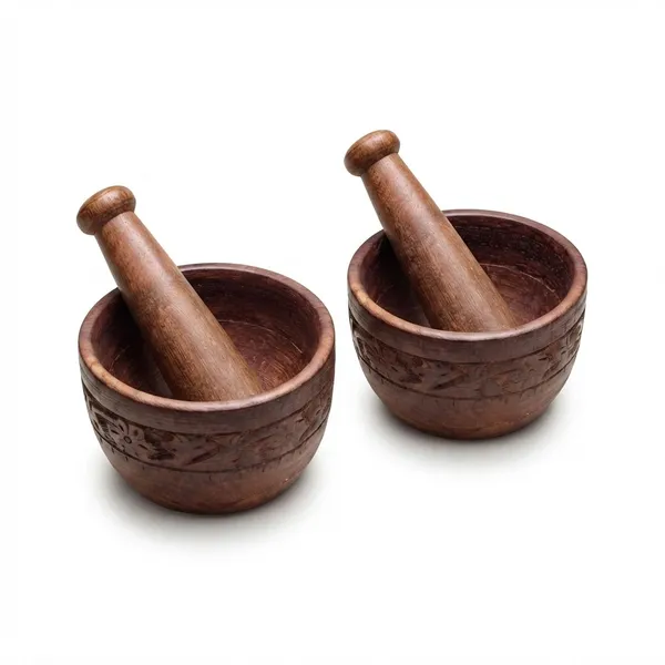 Neemsar_Handcrafted_Wooden_Mortar_&_Pestle_(Pack_of_2)_–_Traditional_Grinding_for_Fresh_Flavors