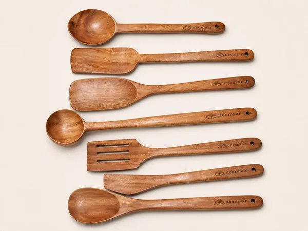 Neemsar_Neem_Wood_Kitchen_Utensil_Set_|_7-Piece_Natural_Neem_Wooden_Cooking_Spoons,_Spatulas,_Ladle_&_Slotted_Turner_|_Non-Stick_Friendly_Kitchen_Tools_for_Daily_Cooking