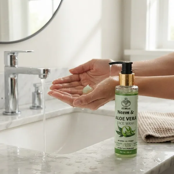 Neemsar_Neem_&_Aloe_Vera_Face_Wash_|_Herbal_Face_Cleanser_for_Acne_&_Blemish_Control_|_Soothes_&_Hydrates_Skin_|_pH_Balanced_|_Suitable_for_All_Skin_Types_|_100_ml_