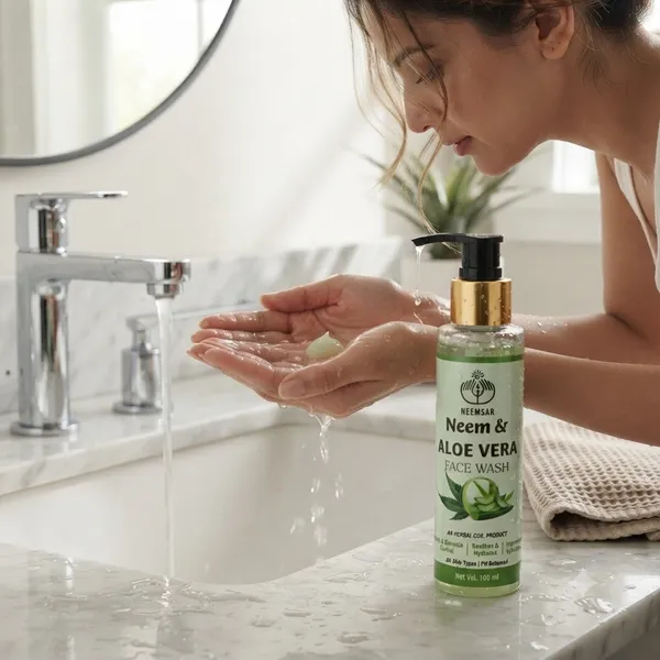 Neemsar_Neem_&_Aloe_Vera_Face_Wash_|_Herbal_Face_Cleanser_for_Acne_&_Blemish_Control_|_Soothes_&_Hydrates_Skin_|_pH_Balanced_|_Suitable_for_All_Skin_Types_|_100_ml_