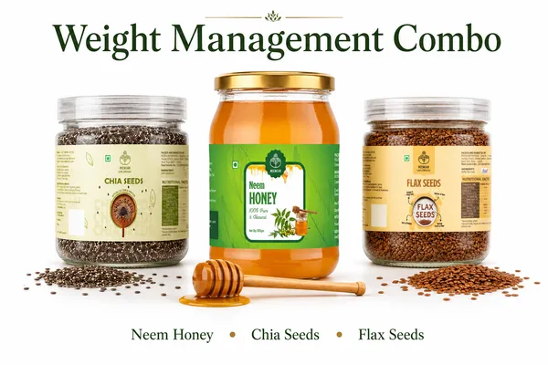 Neemsar_Weight_Management_Combo_|_Neem_Honey_500g_+_Chia_Seeds_+_Flax_Seeds_|_Fiber-Rich_Superfoods_for_Daily_Wellness_|_Natural_Sweetener,_Omega-3_&_Protein_Rich_Nutrition_Pack