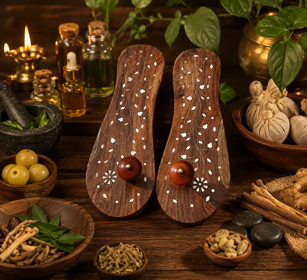 Handcrafted_Wooden_Khadau_with_White_Floral_Artwork