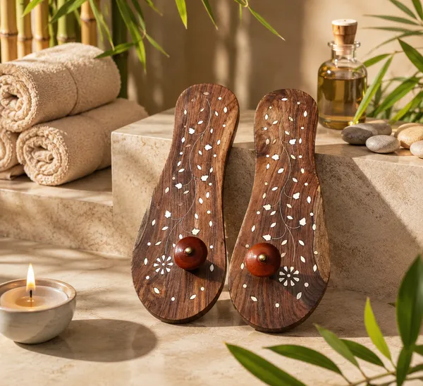 Handcrafted_Wooden_Khadau_with_White_Floral_Artwork
