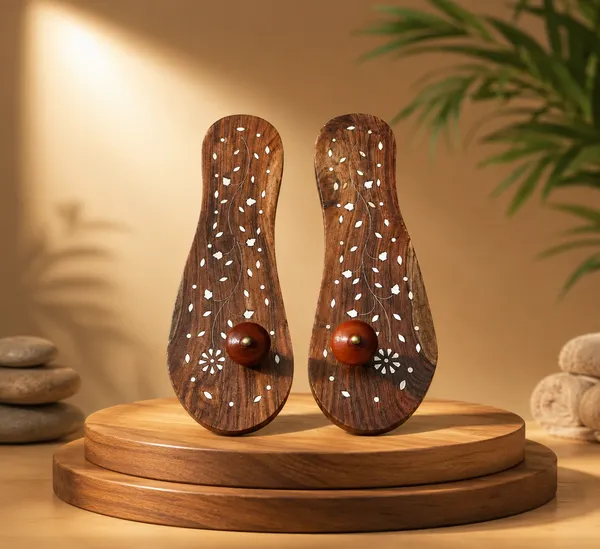 Handcrafted_Wooden_Khadau_with_White_Floral_Artwork