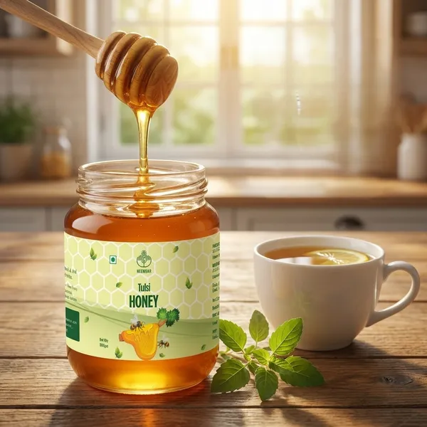 Tulsi_Honey_500g_|_100%_Pure_&_Natural_Honey_Infused_with_Tulsi_|_Immunity_Booster_|_No_Added_Sugar_|_Raw_&_Unprocessed_Honey