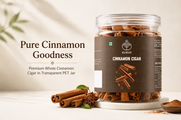 Cinnamon_Cigar_(Dalchini)_Whole_Sticks_in_Transparent_PET_Jar_|_Premium_Aromatic_Cinnamon_for_Tea,_Kadha,_Baking_&_Cooking_|_Freshness_Sealed_Packaging