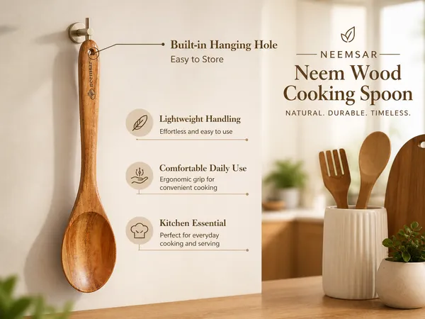 Neemsar_Neem_Wood_Serving_Spoon_(Round)_|_100%_Natural_Neem_Wood_|_Antibacterial_|_Non-Stick_Safe_|_Heat_Resistant_Kitchen_Spoon